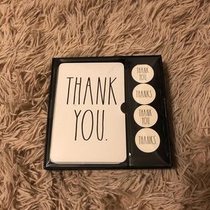 Rae Dunn thank you card set